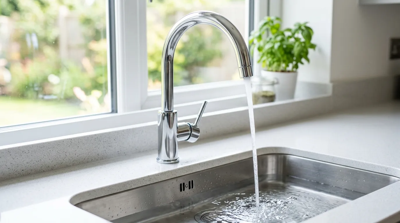 Local Plumbing Master Pros same day plumber fixing a faucet in Lawrence, KS